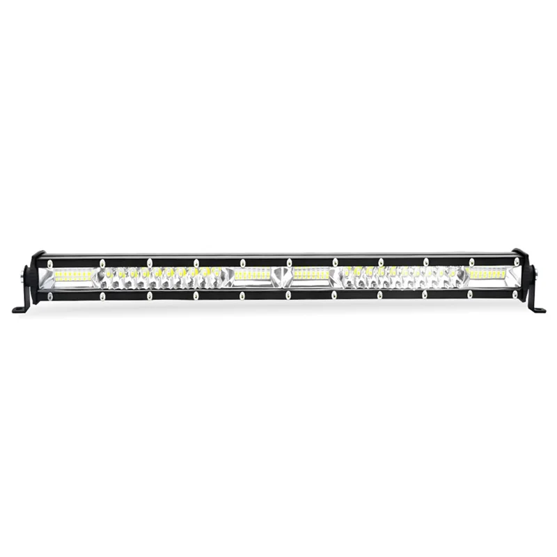 LED Light Bar Spot Flood Combo Beam Slim Single Row LED Driving Lamp Off Road Lights LED Work Light - 20 Inch