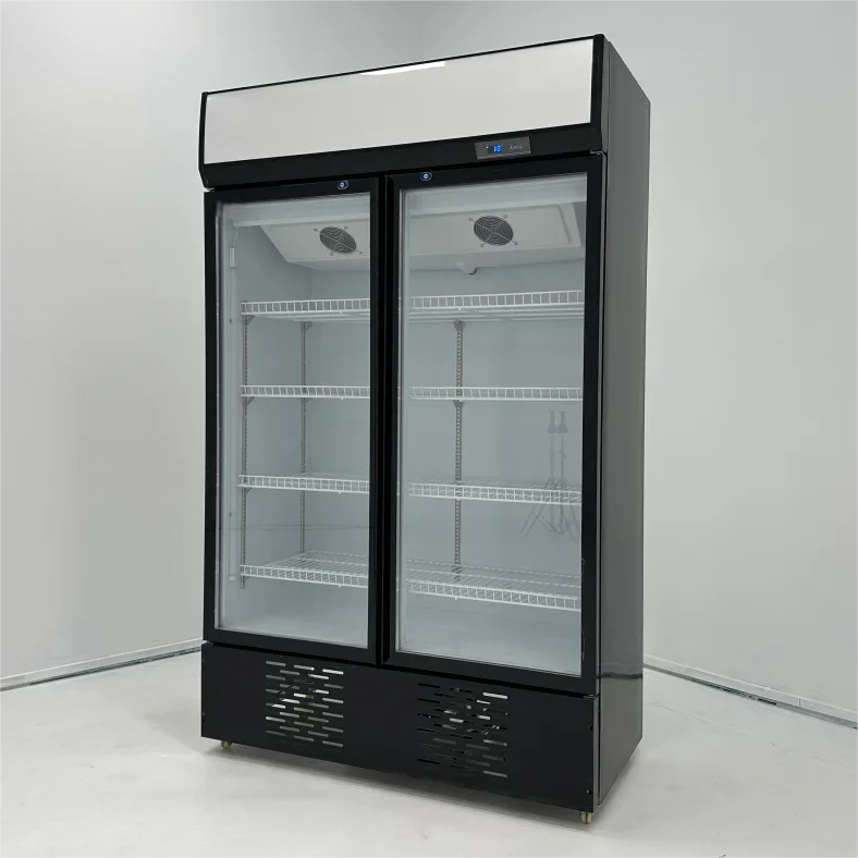 #Commercial Supermarket Drink Display Fridge Vertical Display Cooler Chiller for Beverage