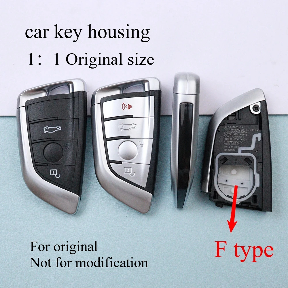 

Black Border 3 4 Buttons Car Key Housing Key Case Shell for BMW DBC 1 2 3 5 7 Series X1 X5 X6 X5M X6M F FEM CAS4 CAS4+