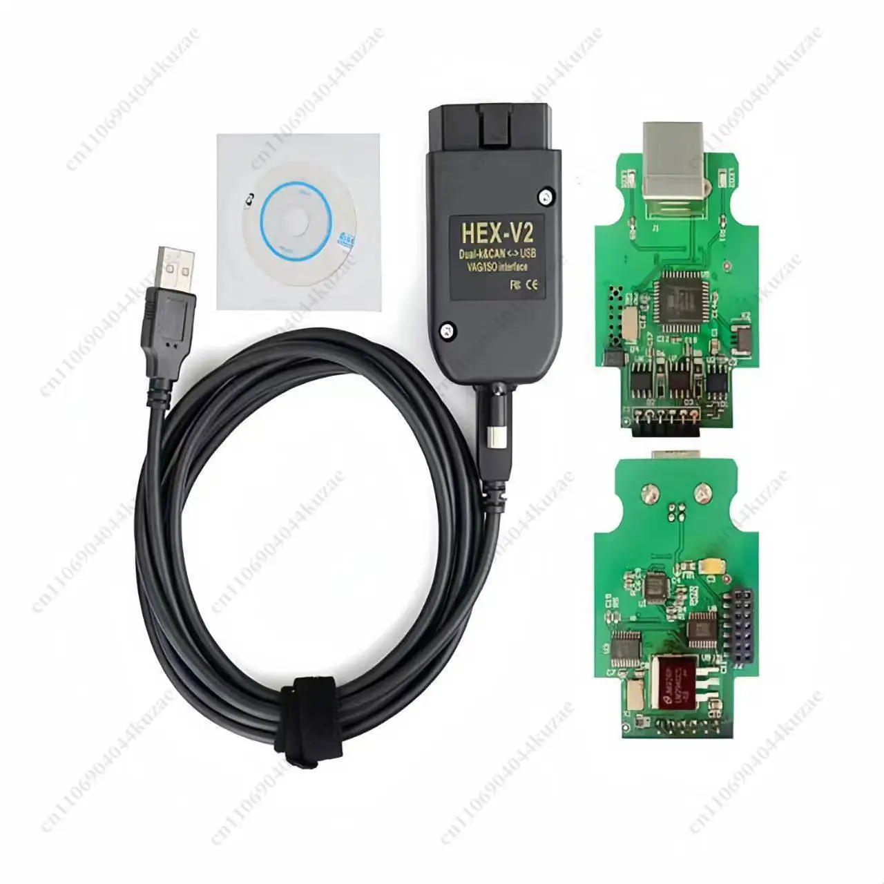 Car Diagnostic Data Cable HEX V2 Multilingual VCDS 25.3, Hidden Code Programming Vehicle Fault Detection Tool