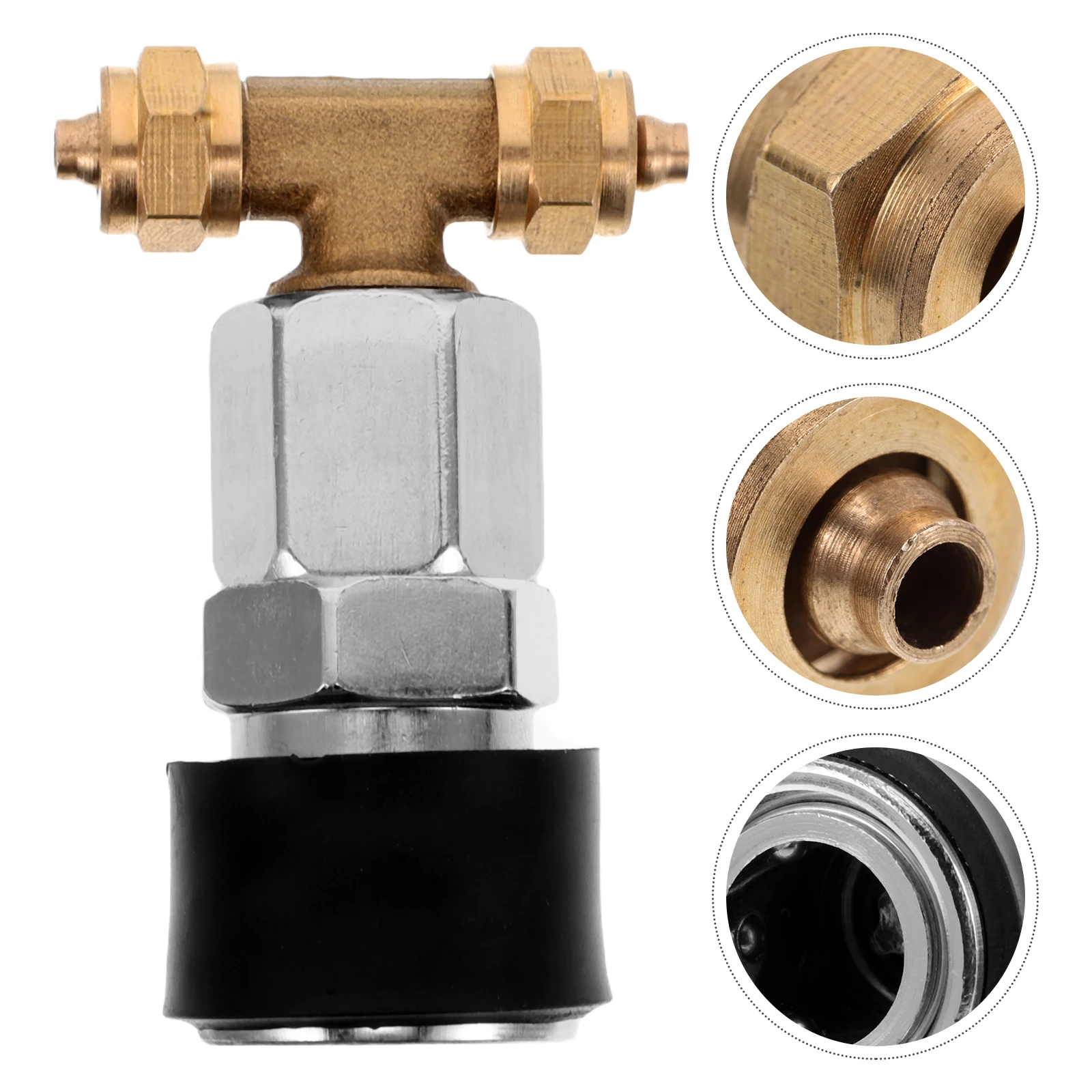 

Truck Cab Three Way Air Tube Conversion Connector Air Takeoff Quick Connect Fitting Tube Connector Three-Way Plastic Pipe