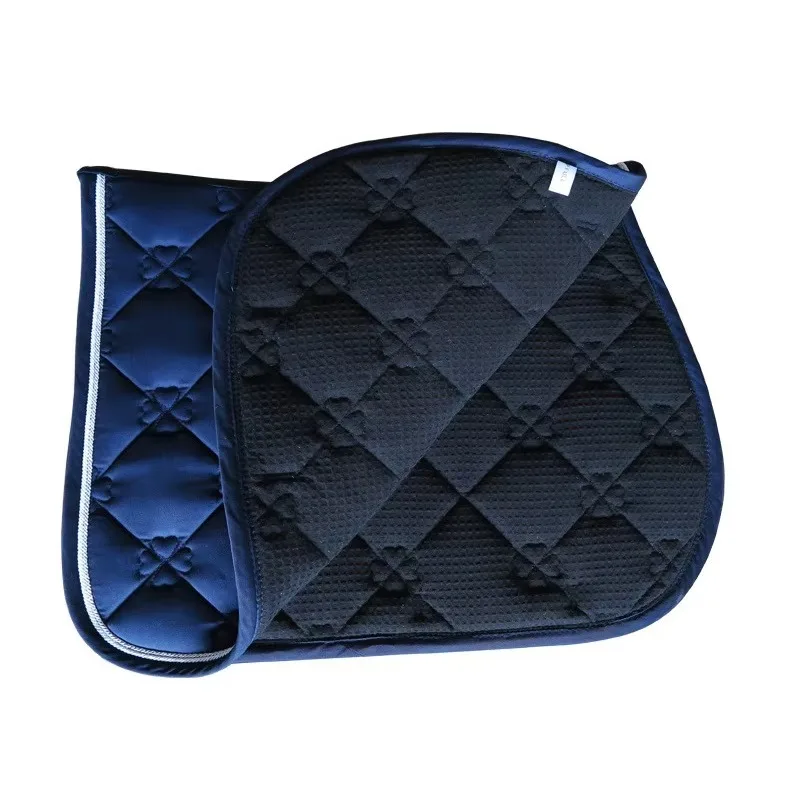 

Pet Eco-friendly Saddle Pad Sweat Pad Outer Layer T/C Cotton Inner Layer Honeycomb Grid Cotton Cloth Middle 300G Cotton Filling