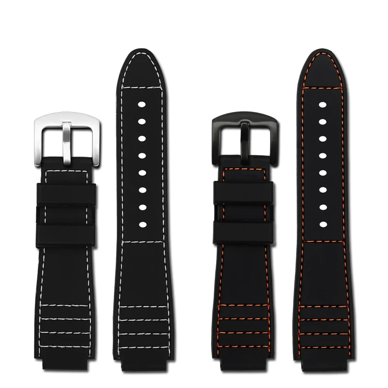 Passend für Casio AE-1200/1300 W218H/SGW-300/400/MRW-200/A158/A159/A168-Serie, modifiziertes wasserdichtes Silikonarmband, 18 mm