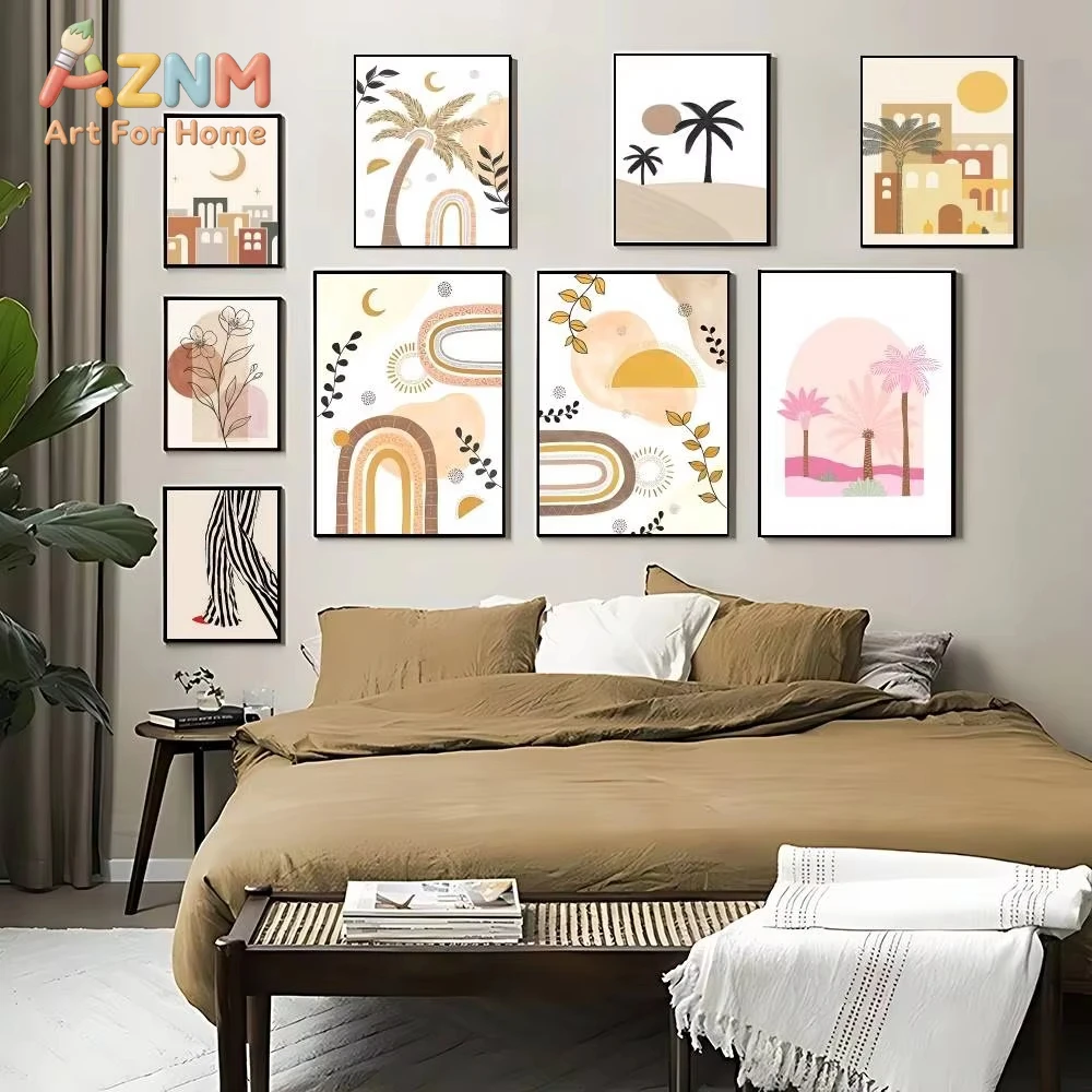 

1pc Simple Style Canvas Poster Print Canvas Pictures Home For Living Room And Bedroom Wall Modern Decor Frameless Painting