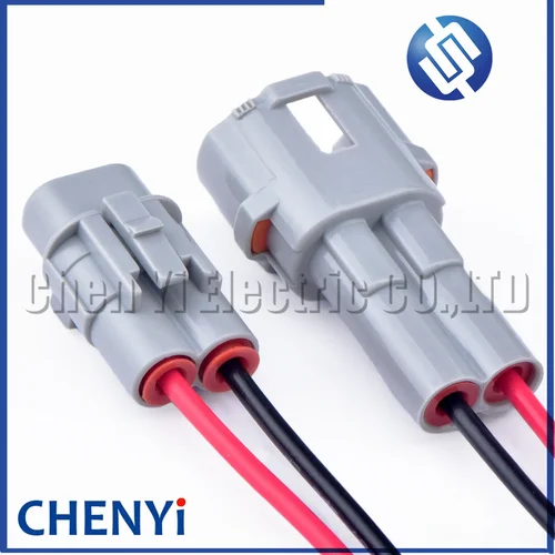 Imagen 2 del producto Conector impermeable serie Auto MT de 2 pines macho o hembra, enchufe de arnés de cables para Honda 6180-2321 6187-2311