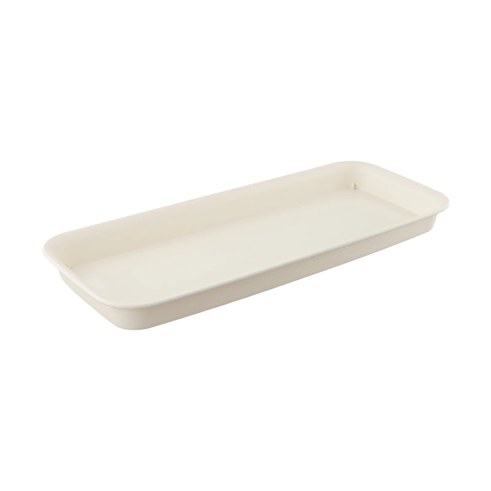 Indoor Outdoor Resin Plant Saucer Drip Tray Rectangle Tray Designed to Collect Excess Soil Water and Protect Surfaces
