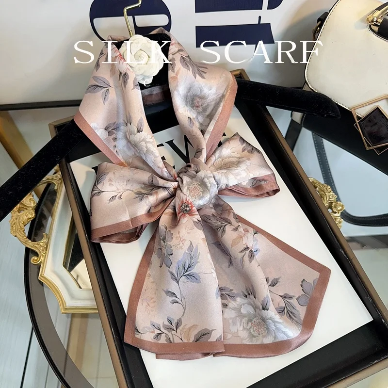 elegant-long-silk-scarf-100-silk-women's-fashionable-versatile-spring-summer-wrap-scarf-stylish-floral-pattern
