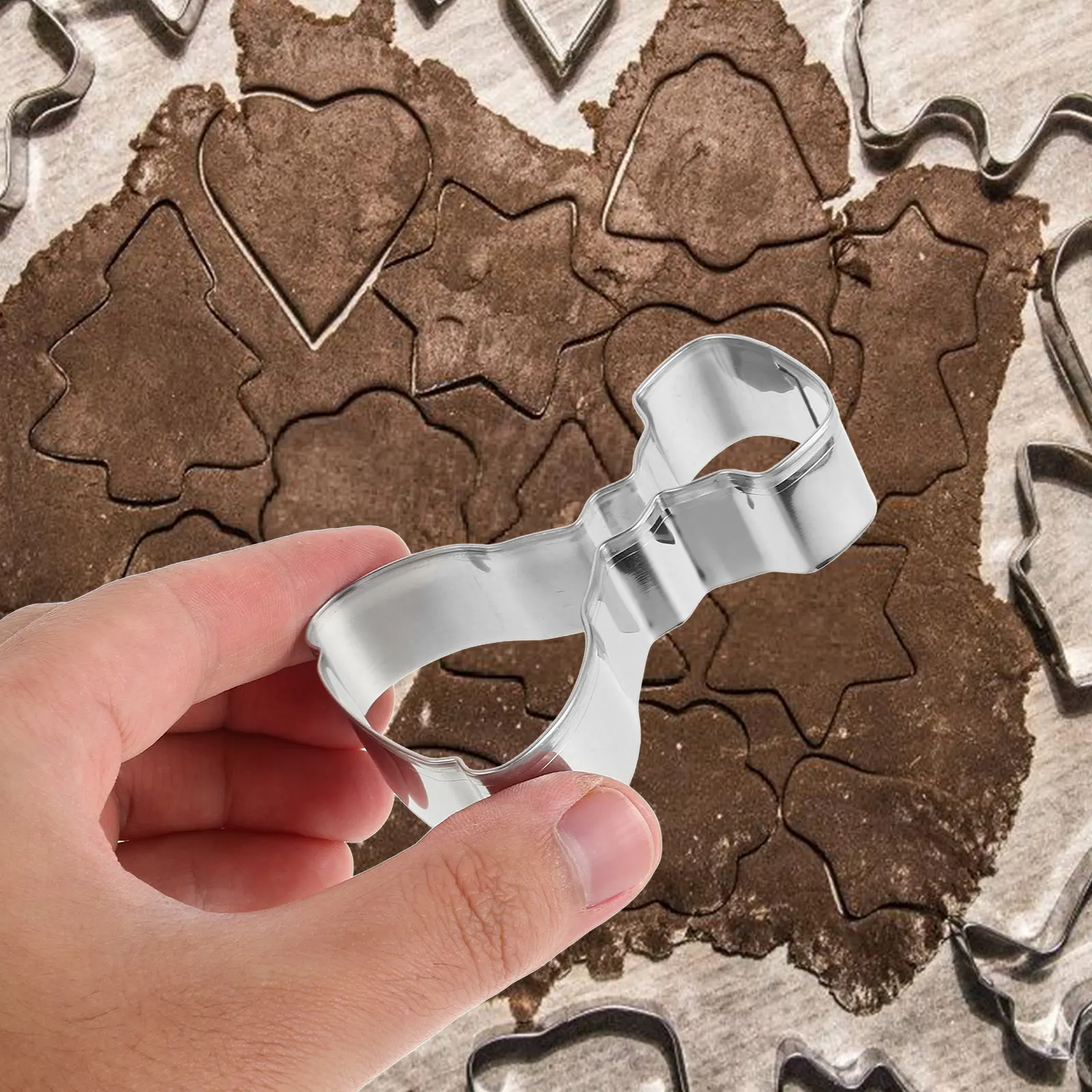 Small Stainless Steel Trophy Cookie Cutter Cartoon Shape Easy Release Sport Theme Biscuit Cutter Creative Prize Trophy Accessory