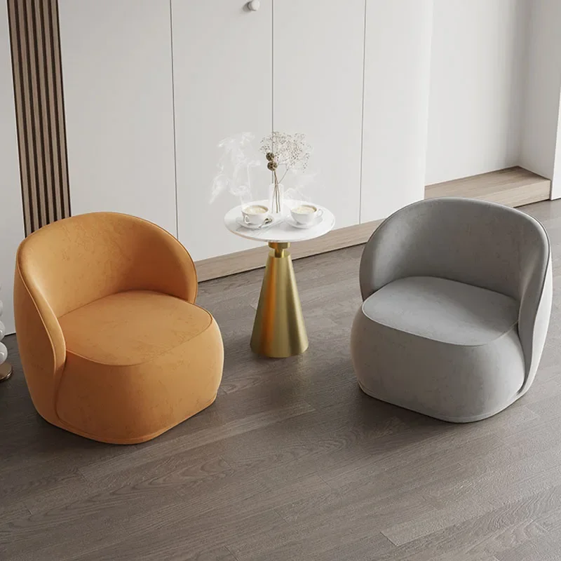 Juste de canapé relax ronde pour salon, canapé simple moderne, meubles de salon confortables, concepteur