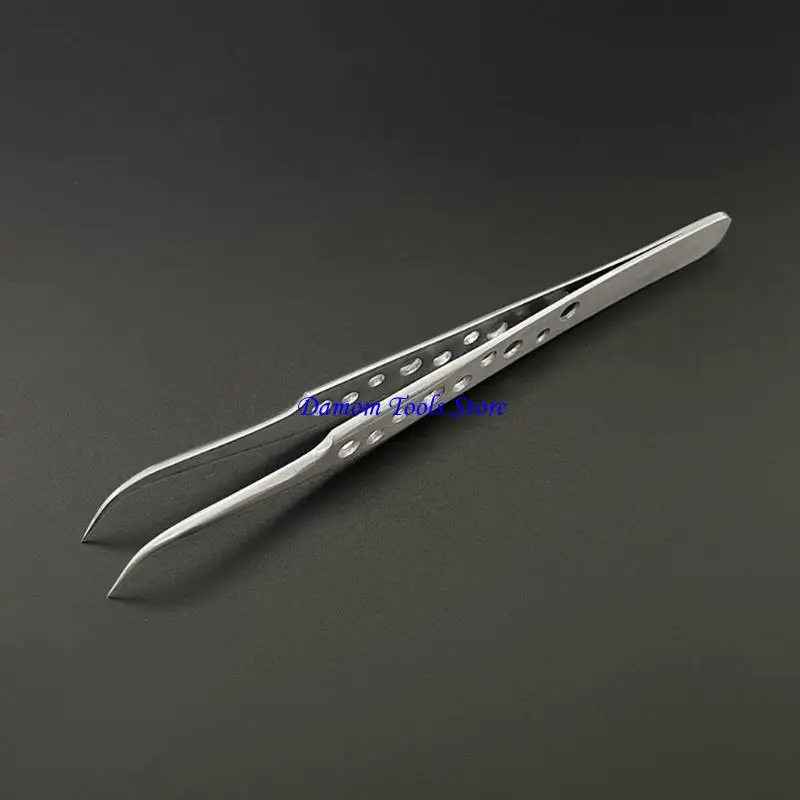 57BE Straight Tip Stainless Steel Forceps Repair Hand Tool