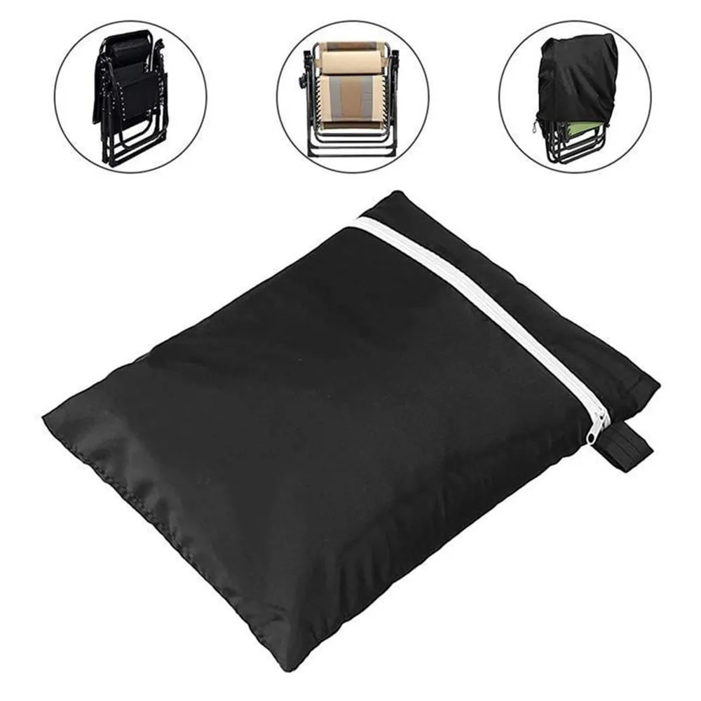 

Waterproof Folding Chair Dust Cover Outdoor Garden Patio Furniture Protector Dustproof Case for Chairs