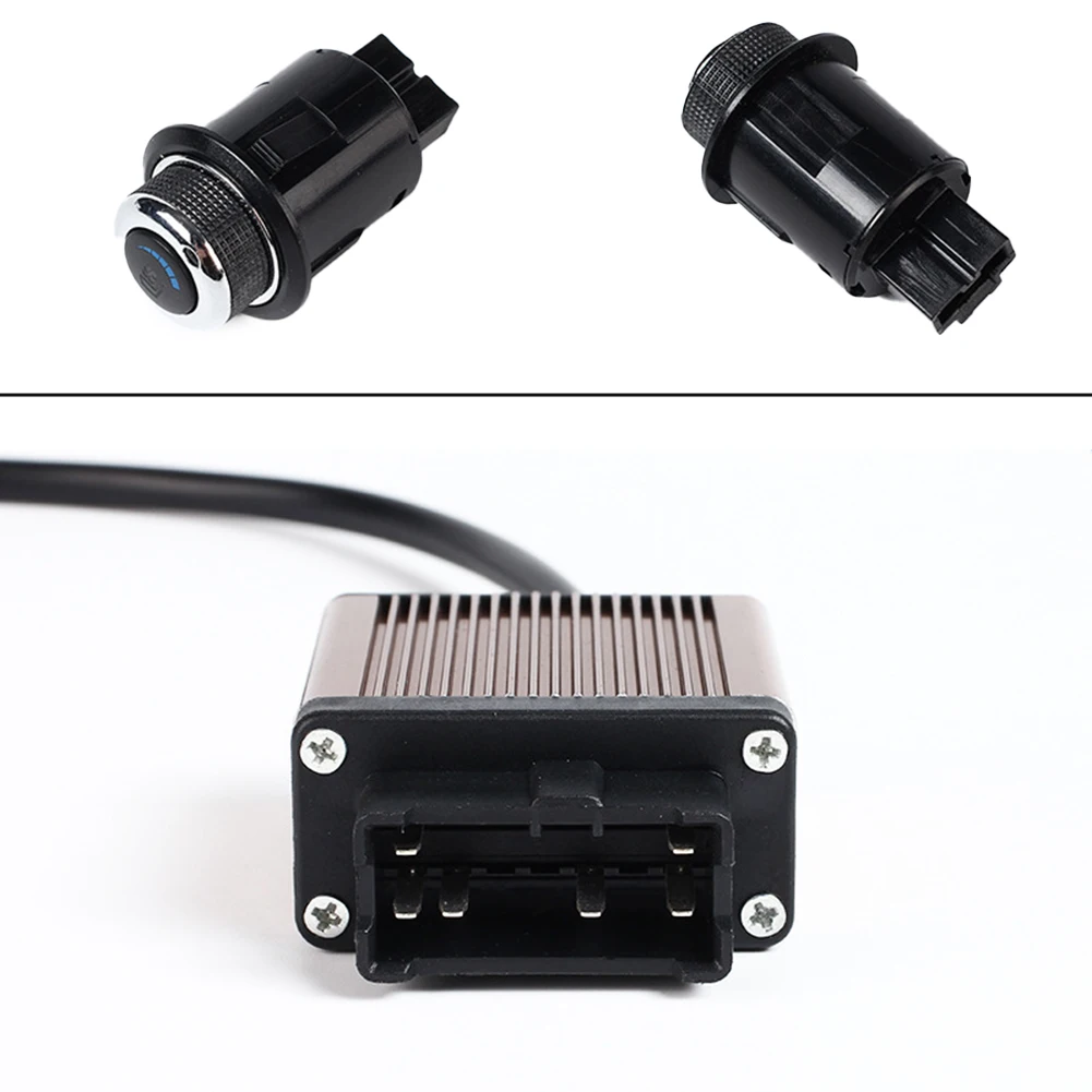 1PCS 12-24V Car Seat Switch Controller Ventilation And Heating Switch Controller With 20cm Cord And Cord Cap Power Tool Parts