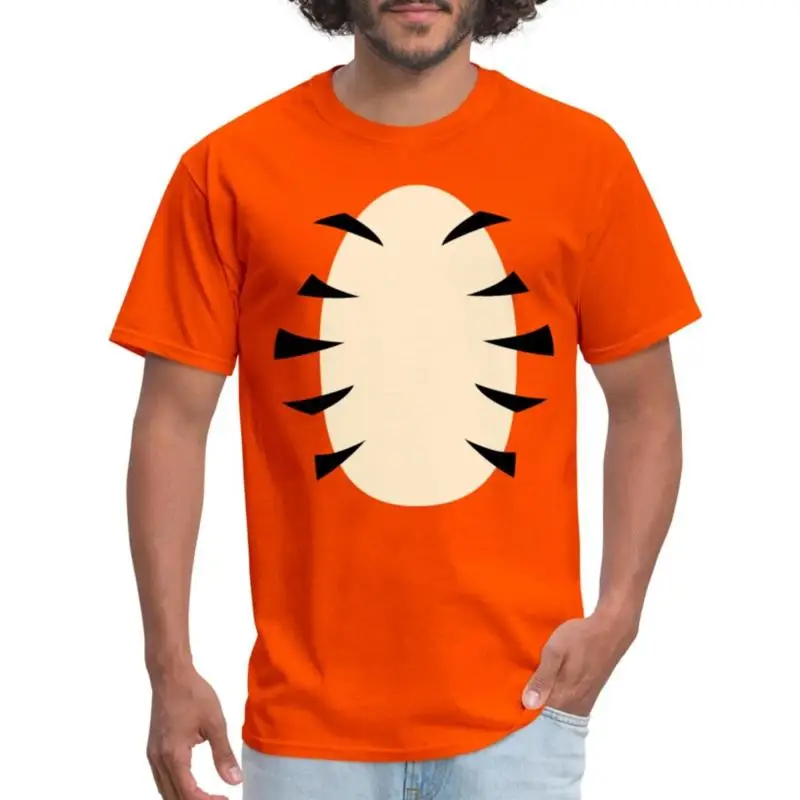 Orange Tiger Costume DIY Halloween Men's T Shirt
