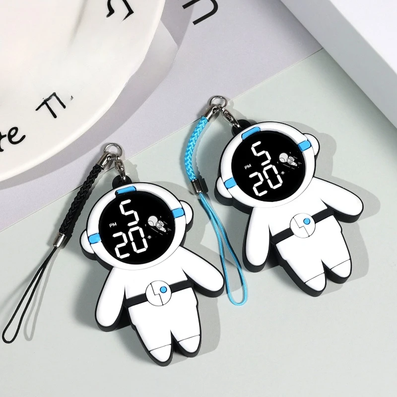 

Children's keychain pendant watch, fashionable backpack pendant luminous electronic watch