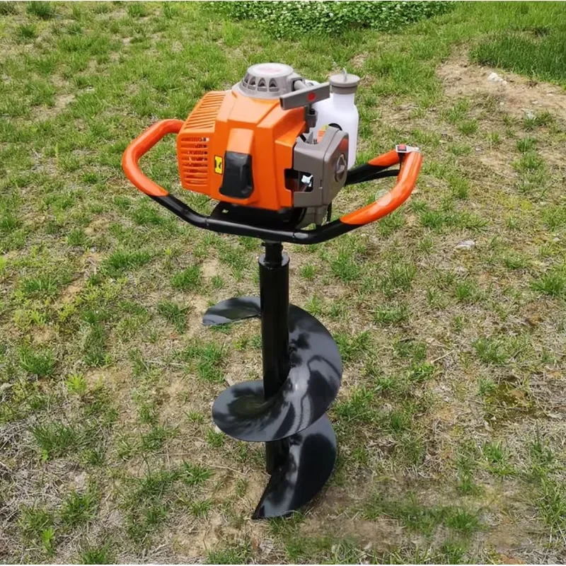 Professional Heavy 52cc Earth Auger Machine, Powered Post Hole Digger for Farm, Construction and Gardening