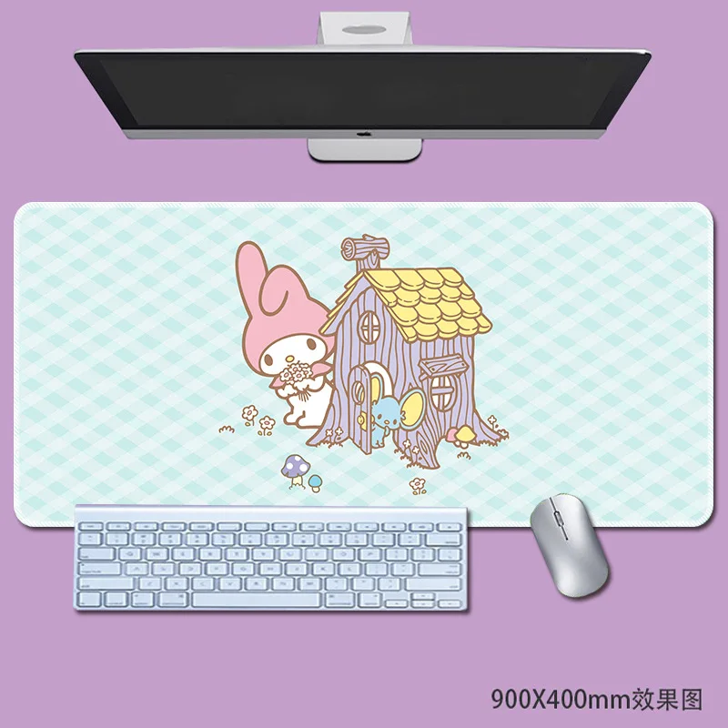 Kawaii Hello Kitty Muismat Leuke Cartoon Schrijftafel Pad Desktop Decoratie Vrouwen Levert Vrouwelijke Studenten Gift Groothandel