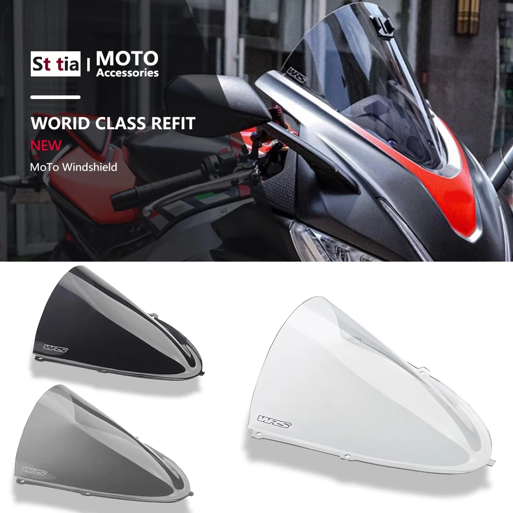 

Motorcycle Front Windshield Cover Suitable for Aprilia RS660 RS 660 2020-2022 High Quality Extended Windshield and Sunshade