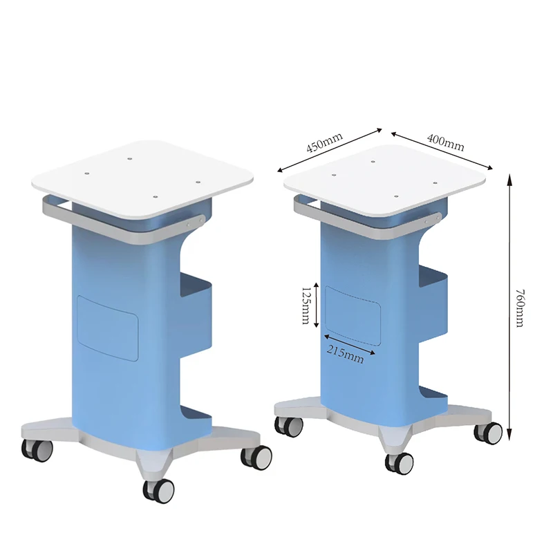 Factory Wholesale Price Modern Foldable 4-Wheel Acrylic & Aluminum Eco-Friendly Heavy-Duty Beauty Salon Trolley For Workshop Use