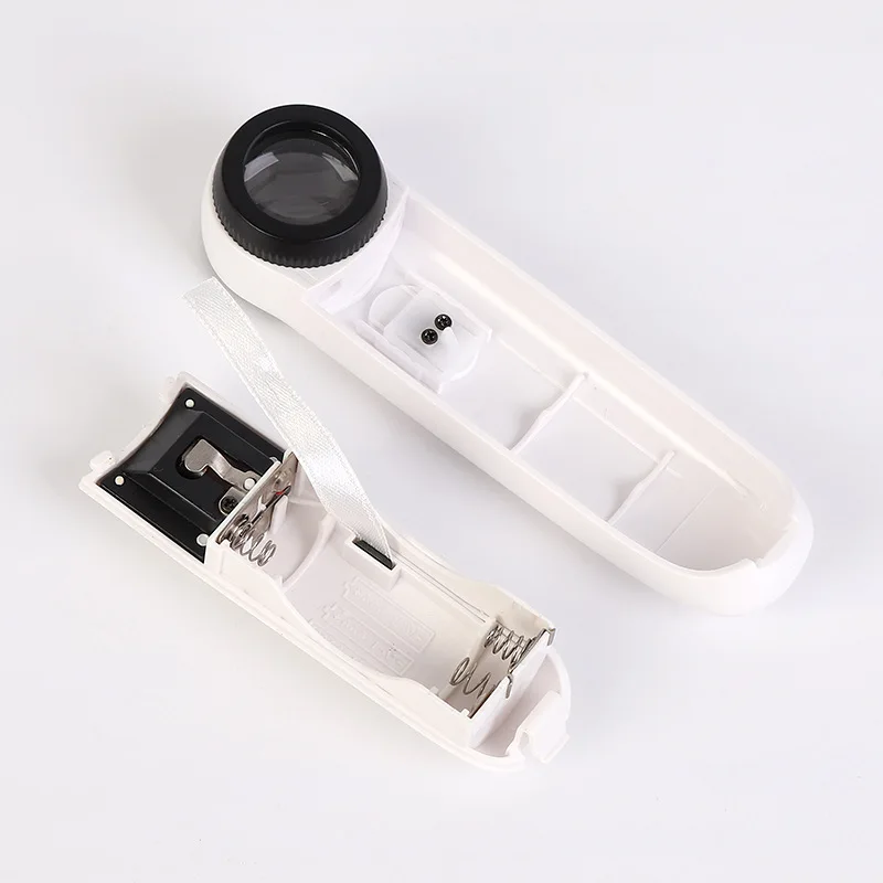 40x 3.5mm LED Light Magnifying Glass Loupe Handheld Microscope Magnifier Illuminated lamp For Circuit Boards Hallmarks Jewelry