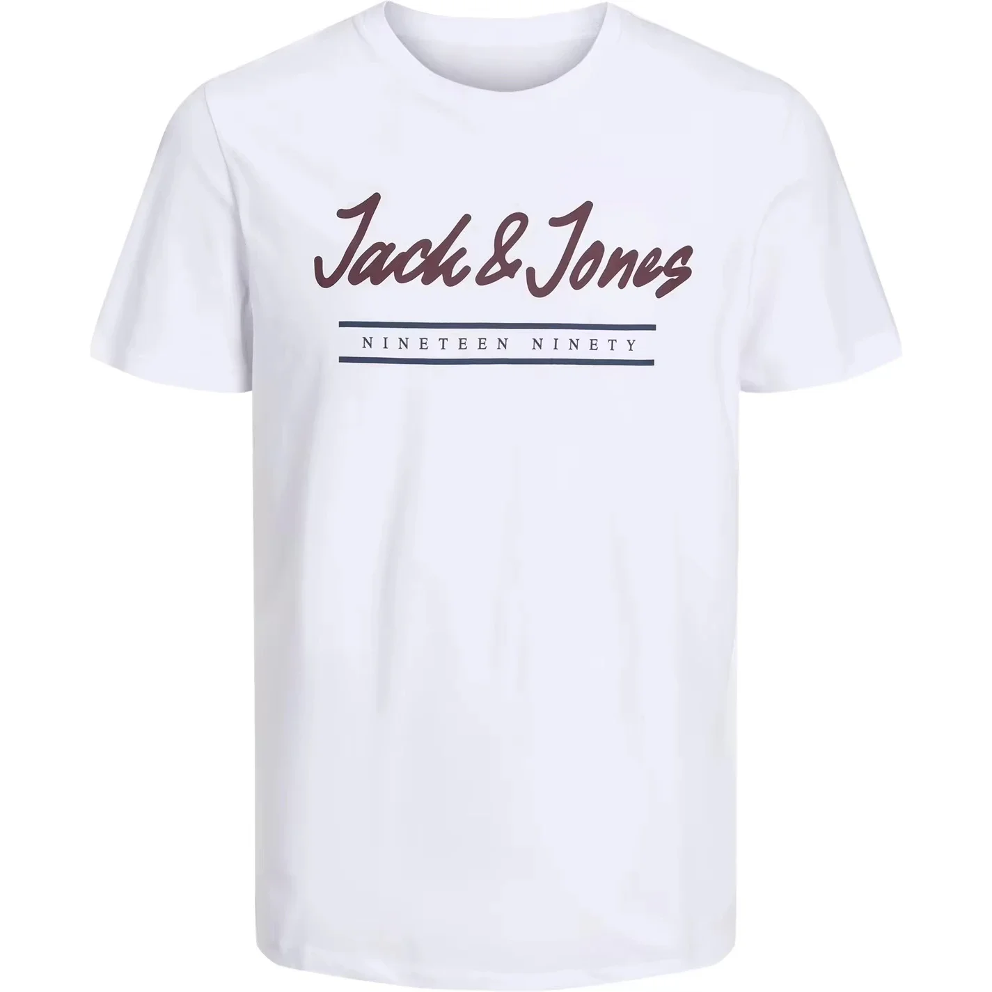 

2025 new Jack and Jones short sleeved T-shirt for men's high-end luxury, suitable for men's and women's tops Y2k