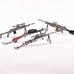 1 kawałek 17-20cm ze stopu PUBG broń Model brelok do kluczy M24 blizna AWM Kar98k pistolet do gier zabawka wisiorek prezent dla chłopaka