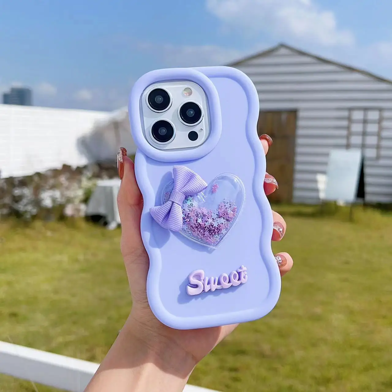 14 15 Plus Wave Shaped Sweet Heart Case For iPhone 11 12 13 14 15 Pro Max  Anti Drop Back Cover For iPhone 6 7 8 Plus XR X XS