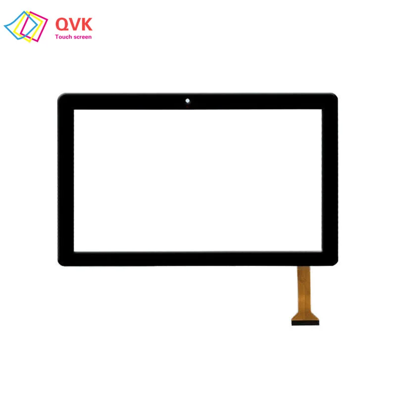Czarny nowy 10,1 cala dla tabletu BDF pojemnościowy ekran dotykowy Digitizer czujnik zewnętrzny szklany Panel P/N ANGS-CTP- 101447
