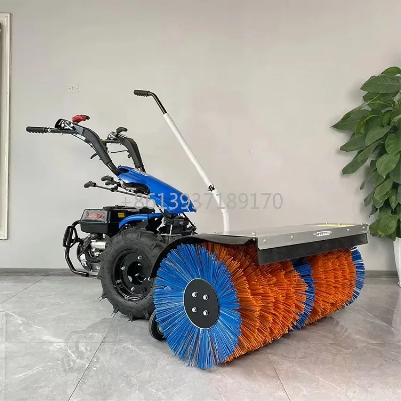 Hand-pushed Snowplow Small All-gear Snowplow Property Snow Clearing Multi-function Vehicle Snow Removal Fuel Snow Thrower