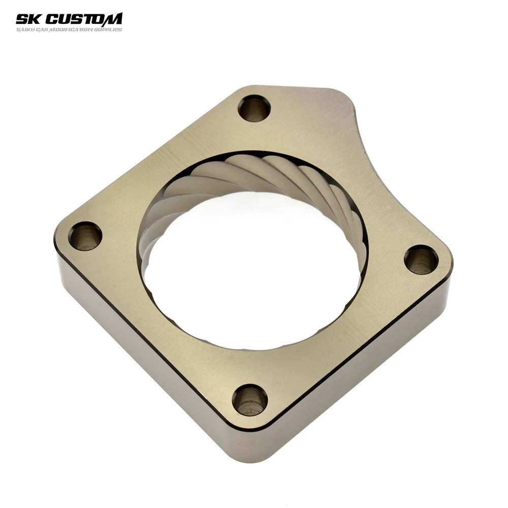 CUSTOM Aluminum 70mm Intake Manifold Adapter Throttle Body Spacer For Honda CRV RD5 RD6 RD7 2.4L