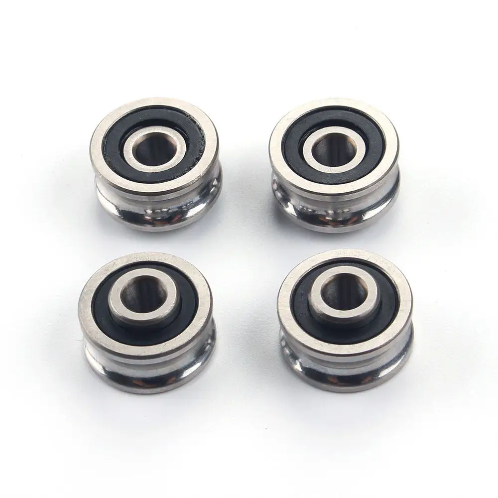 1Set 6mm Guide Rail Double Row Bead U-Shaped Groove Premium Bearing Compatible for Multiple Models Kobra 2/3 Series 3D Printers