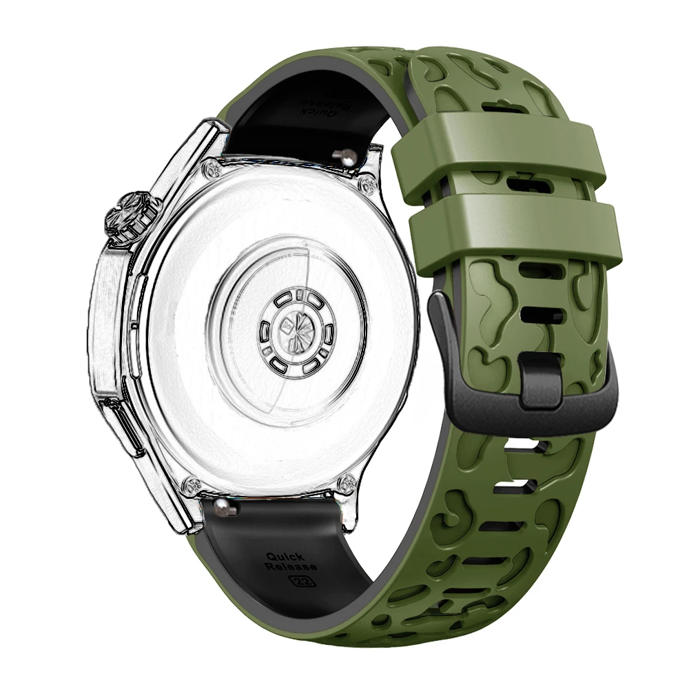 22 مللي متر سيليكون حزام ل KOSPET TANK M2 TANK M3 الترا حزام ساعة اليد ل KOSPET TANK T2 T3 الترا سوار Smartwatch الرياضة معصمه