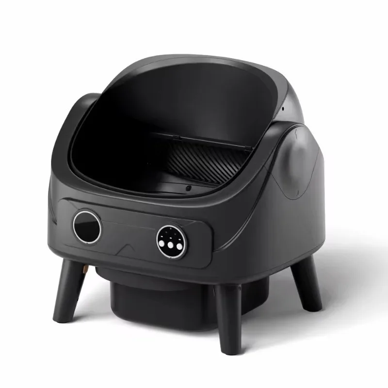 Environmentally friendly and odor proof cat litter box with large capacity, triple handle, easy to clean design, pet supplies