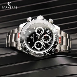 PARNSRPE Brand Sports Casual Quartz Watch Luxury Sapphire Men Waterproof Watch New Fashion Men's Chronograph