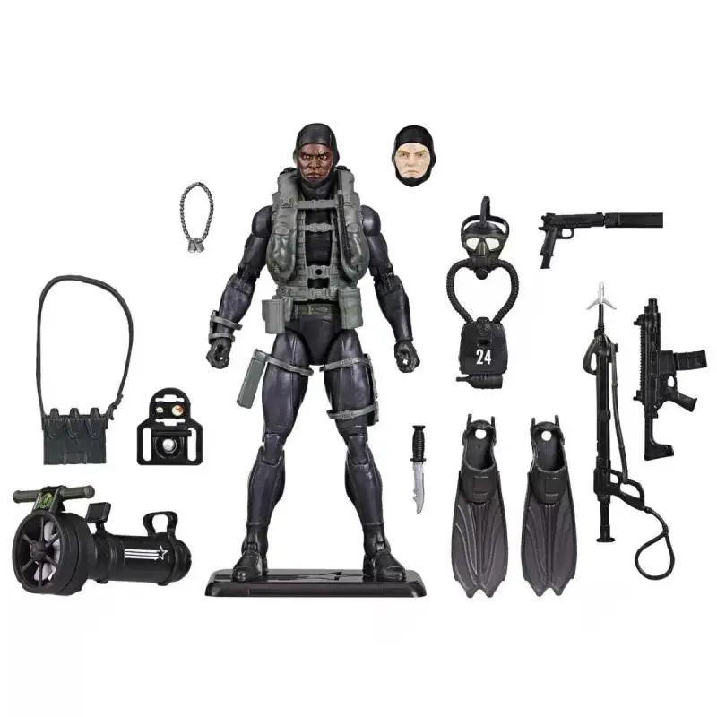 Hasbro G.I. Joe Classified Series 60th Anniversary Action Sailor Recon Diver Collectible 6Inch Action Figure with 17 Accessories