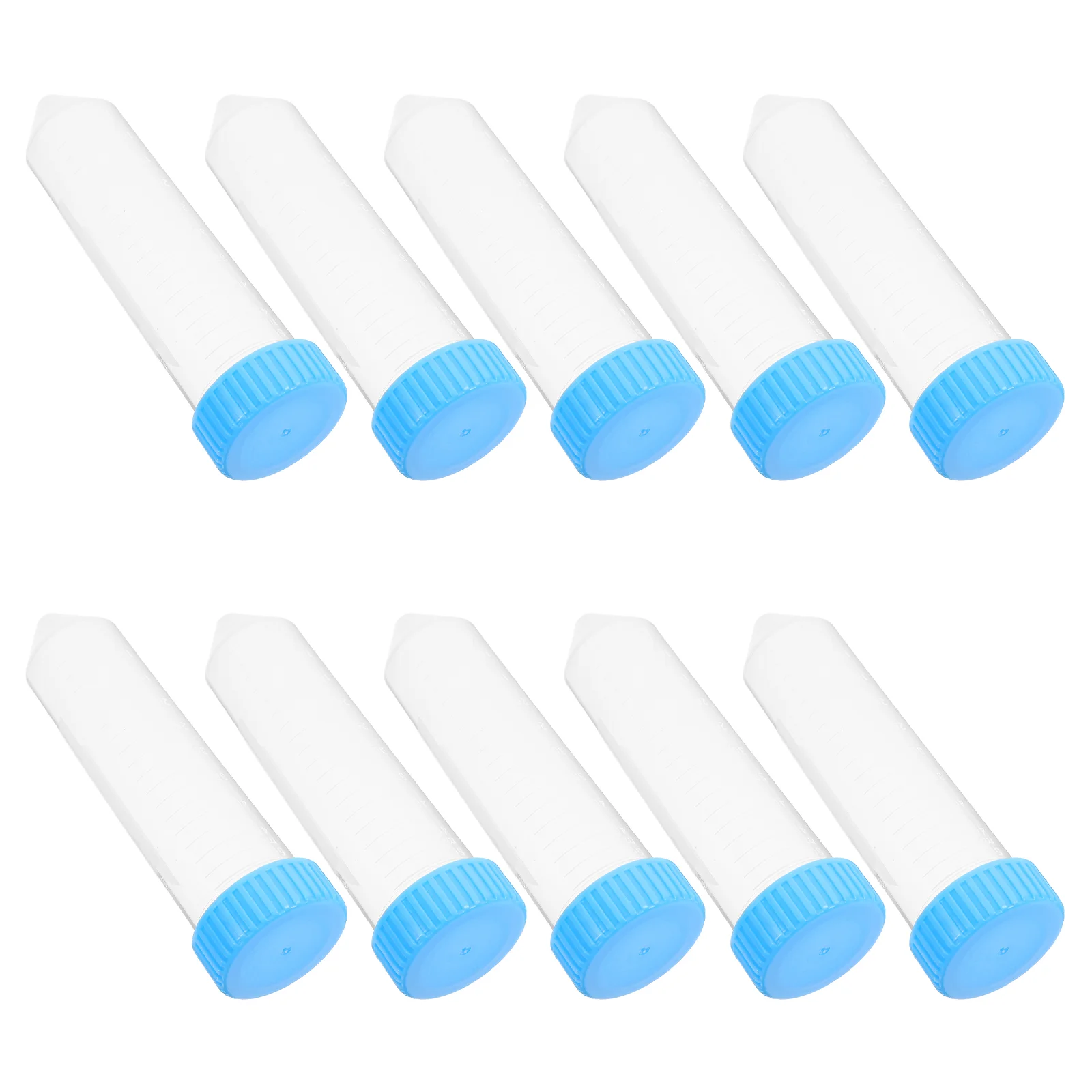 50 STKS Micro Centrifugebuis Hdpe Buizen Microcentrifugetest met Deksels Container Laboratoriumbenodigdheden Conisch