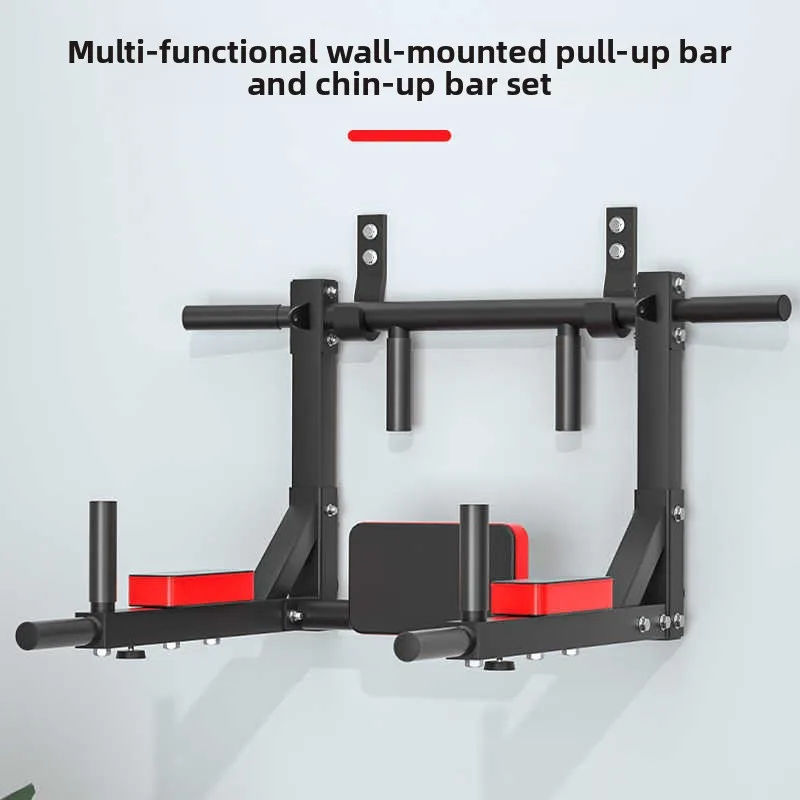 Steel Multi-Functional Indoor Wall Pull-Up Fitness Equipment Adjustable Horizontal Bar Parallel Bars for Home Use - view 4