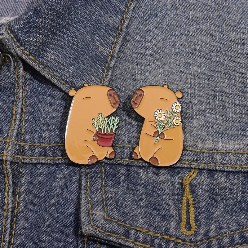 Enamel Pins Pines Cute Animal Dolphin Brooch Collar Needle Clothing Accessories Exquisite Gifts Flowers Women's Brooches Pin