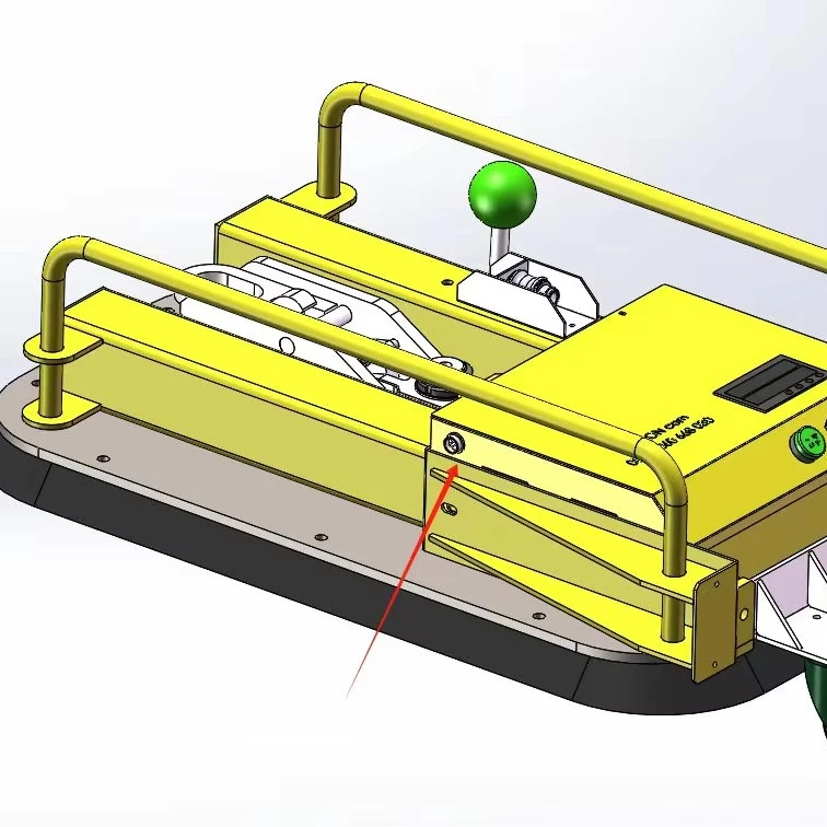 Portable Mini Hydraulic Power Lifter 375kg Single Pad Vacuum 360 Degree Rotating New Condition Construction Industries