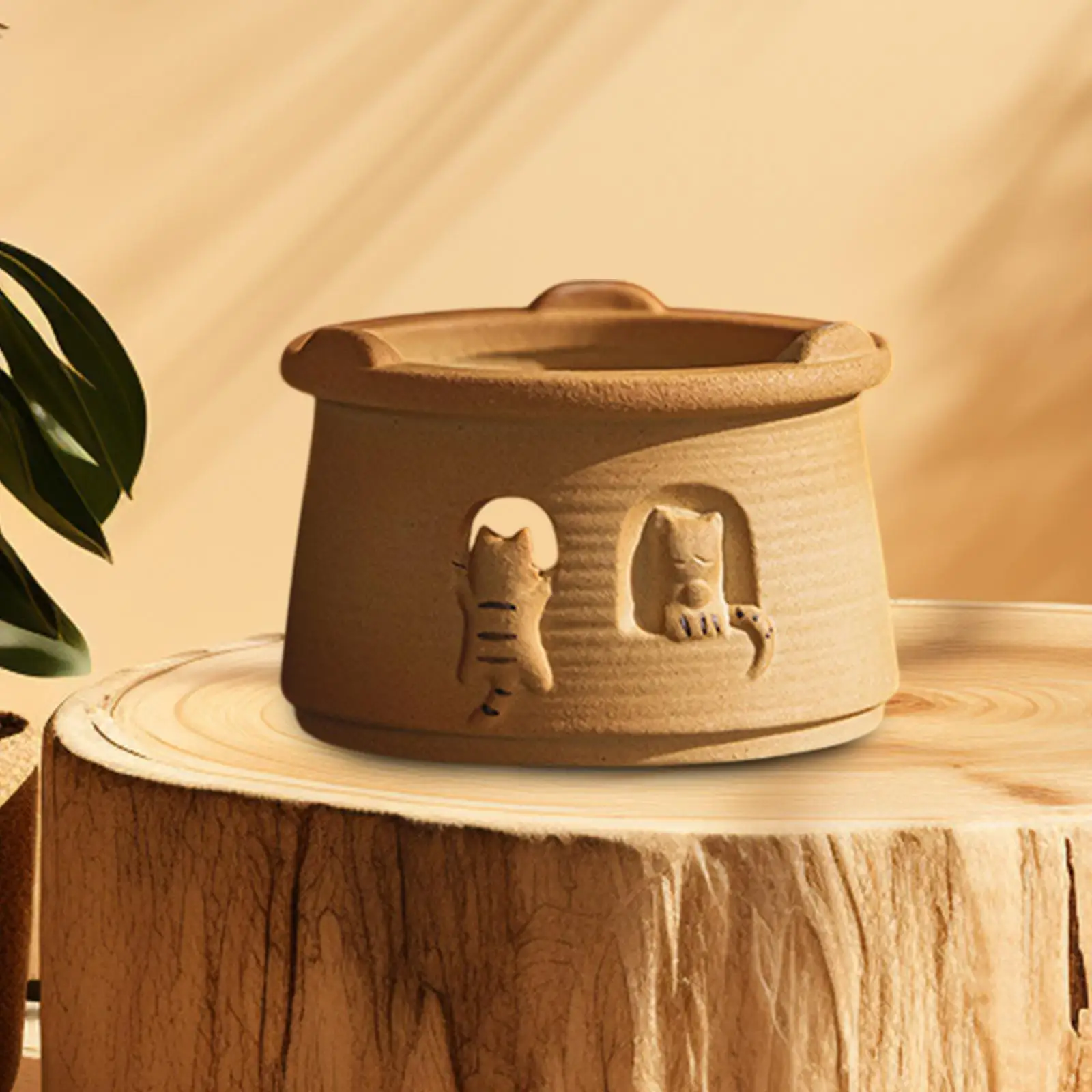 

Ceramic Teapot Warmer Tea Warmer Base Heating Decorative Tea Heater Portable