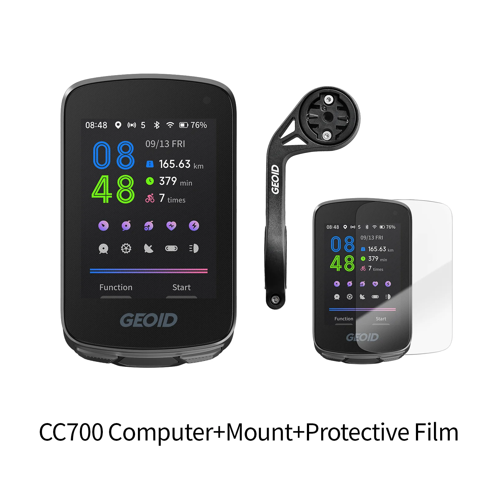 GEOID CC700 GPS バイクコンピュータ 2.8 インチカラースクリーン