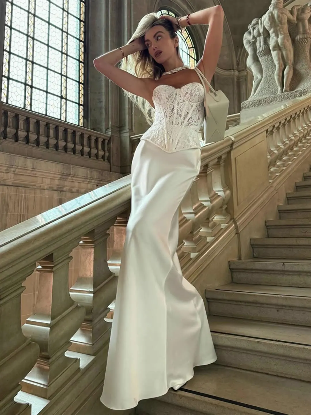 

Кружевной укороченный топ и юбка в стиле ретро, женский облегающий комплект с облегающей юбкой, однотонная модная осенняя коллекция