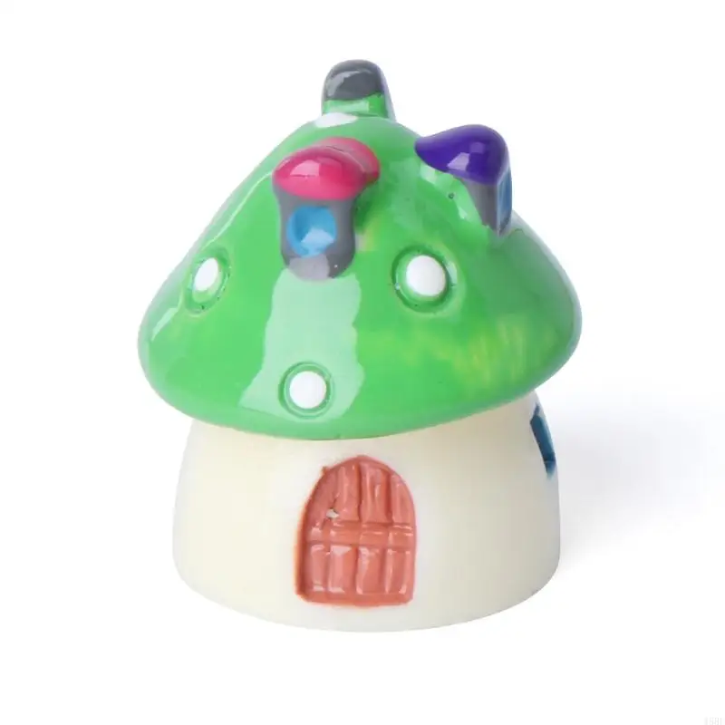 45be Mushroom House図形のミニミニチュアフェアリーガーデンサボテン装飾用品