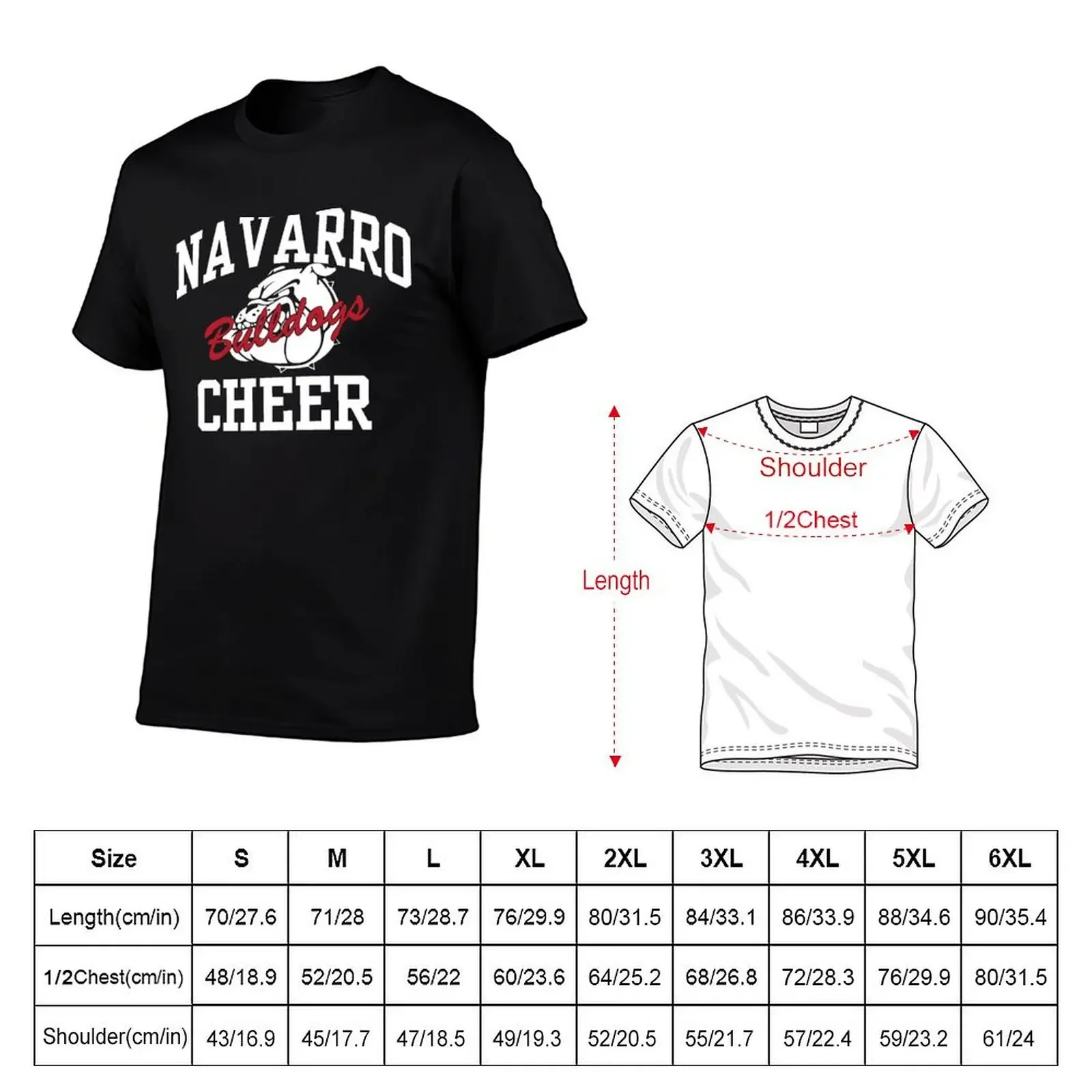 YL Navarro cheer T-Shirt customizeds sweat mens graphic t-shirts big and tall