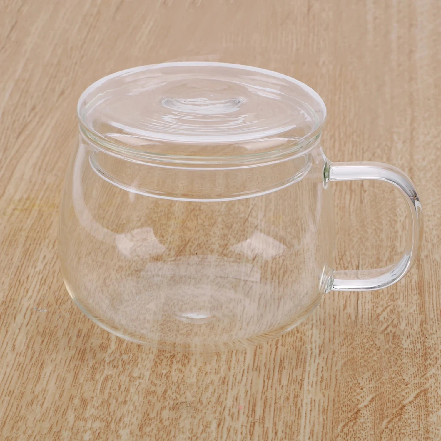 Glass Heat Resistant Tea Cup with Lid and Infuser for Loose Leaf Tea, Coffee Filter and Strainer