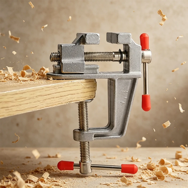 2026 New Mini Bench Vise Multi-Functional Aluminum Miniature Pliers Jewelers Small Clamp Tool Flat Table Hobby Clamp