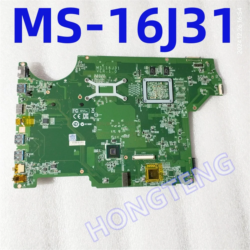 MS-16J31 genuíno para msi gp62 2qe leopardo gp72 MS-17931 placa-mãe do portátil com I7-5700HQ e 940m teste ok