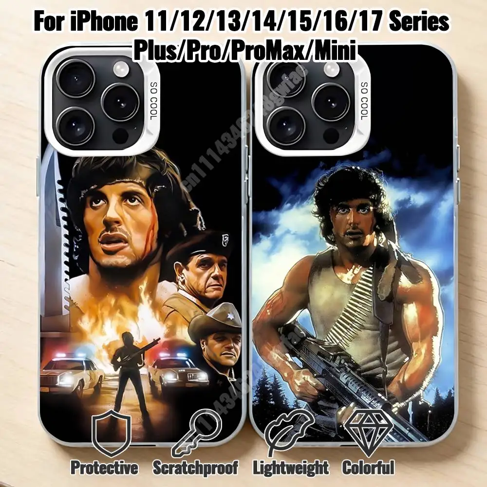 S-Sylvester S-Stallone F-First B-Blood Phone Case for iPhone 18 17 16 15 14 13 12 Pro Plus Max Mini Air Stylish Cover
