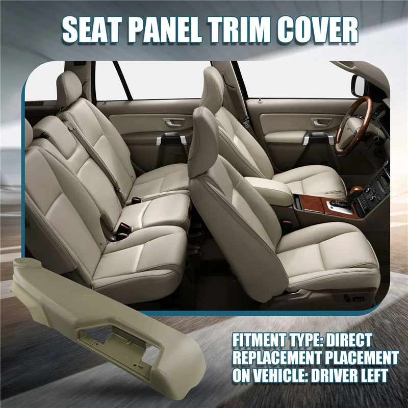 Left Front Driver Side Power Seat Trim Cover 39802011/12 For Volvo XC90 S60 XC70 S80 V70 05-14 Seat Outer Guard Panel