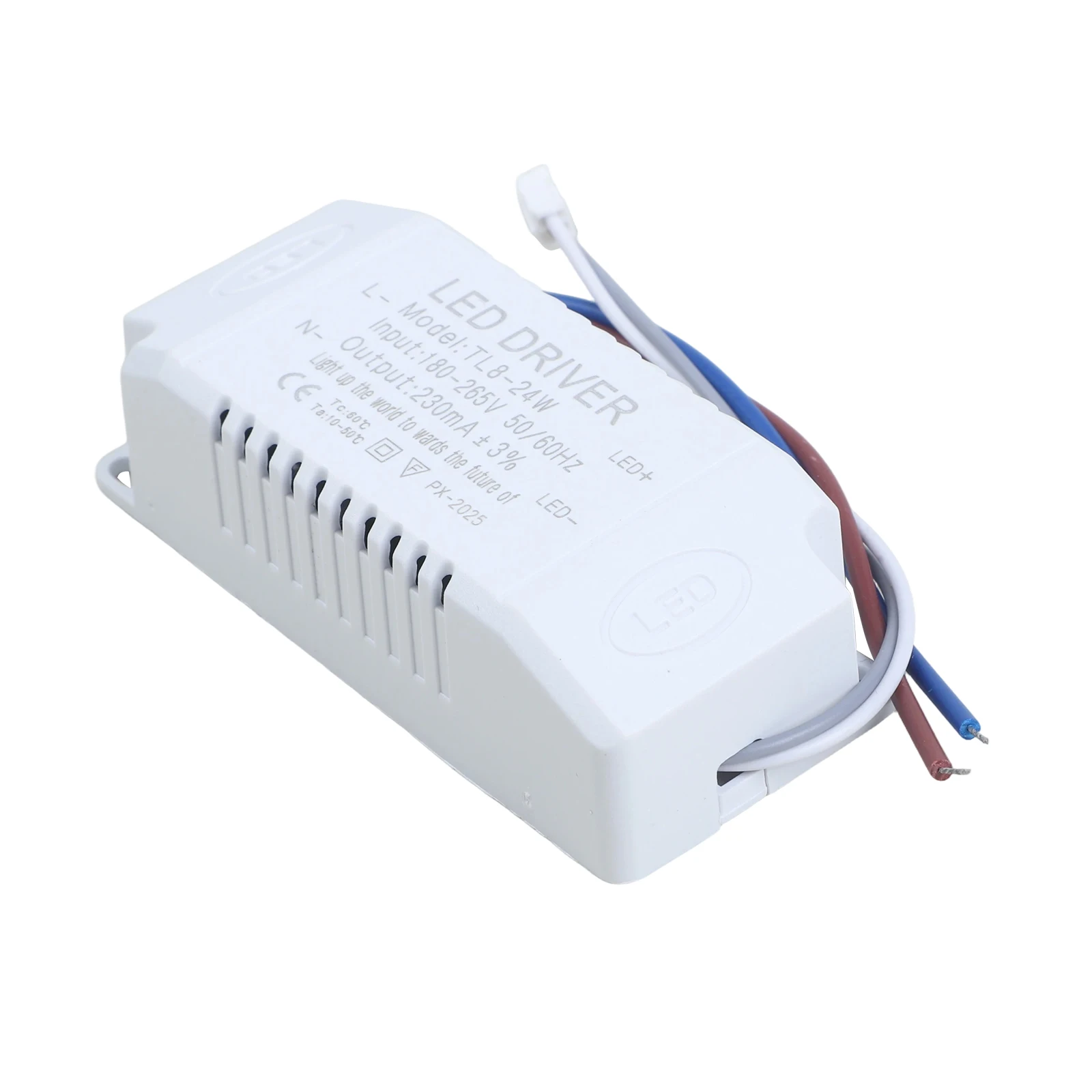 Electronic Transformer LED Driver 8-24W 80* 35* 23MM AC180-265V50/60HZ DC90-140V240mA Terminal Safety Regulations