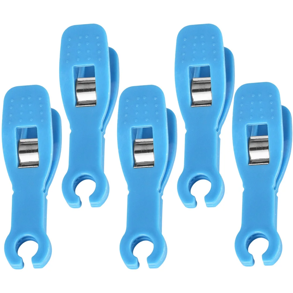 

5pcs Professional Tools Clamps Round Opening Ear Tools For Home Salon Use Body Piercing Kit Anti-Slip Piercing Clips